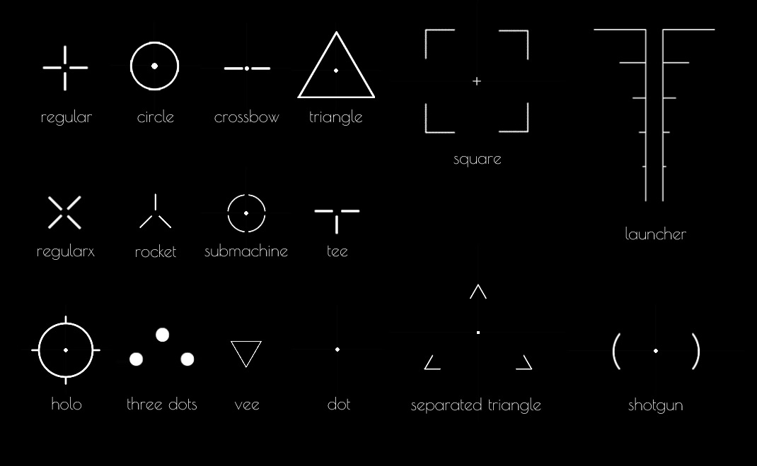 All available Crosshairs